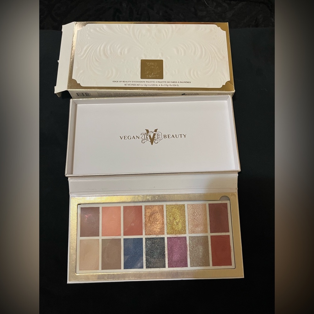 KVD Edge of Reality palette new swatched